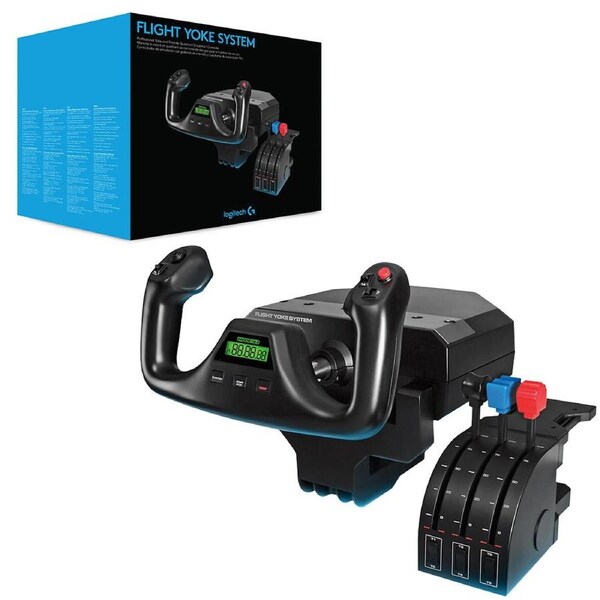 Logitech G Flight Yoke with Throttle Quadrant