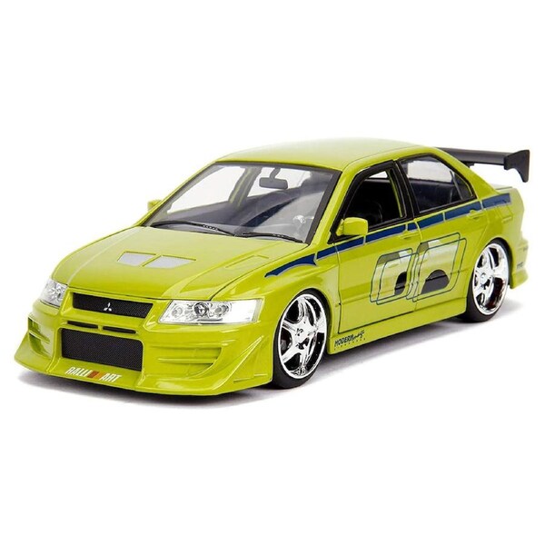 Jada Fast and Furious Brian's Mitsubishi Lancer Evolution VII 1:24 Scale Die-Cast Vehicle