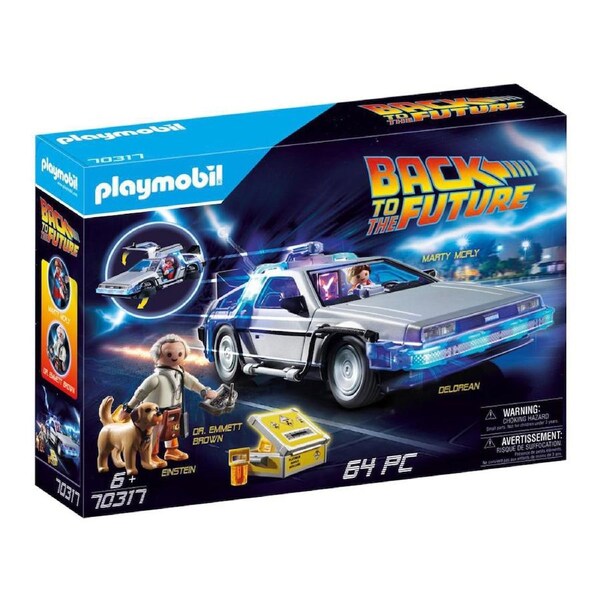 Playmobil Back To The Future DeLorean Time Machine Playset (70317)