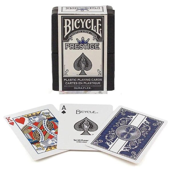 Bicycle Prestige Plastic Playing Cards (Designs may vary)
