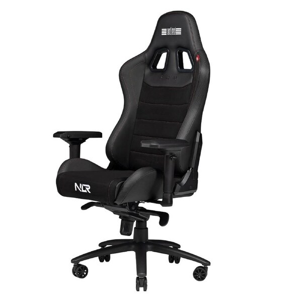 Next Level Racing Pro Gaming Chair (Black Leather and Suede Edition)