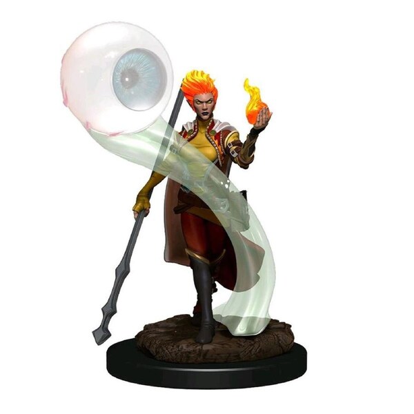 Dungeons and Dragons Premium Female Fire Genasi Wizard Pre-Painted Figure