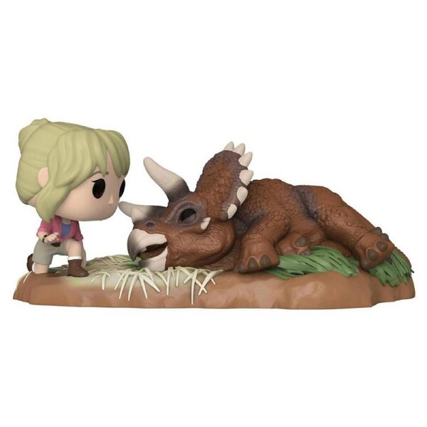 Jurassic Park: Dr. Ellie Sattler with Triceratops Movie Moments Funko POP! Vinyl