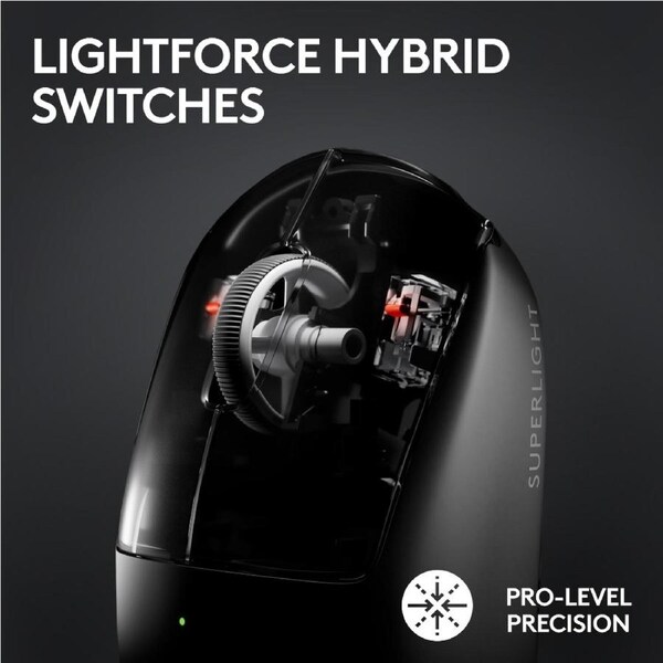 Logitech G PRO X SUPERLIGHT 2 LIGHTSPEED Gaming Mouse (White)