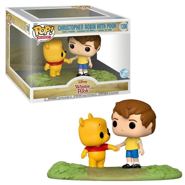 Winnie the Pooh Christopher Robin with Pooh Exclusive Moment Funko POP! Vinyl