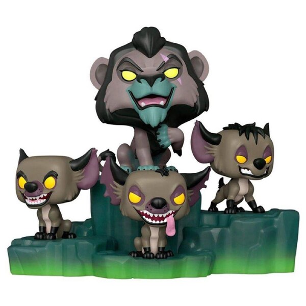 Disney Villain's: Assemble Scar with Hyenas Deluxe Diorama Funko POP! Vinyl