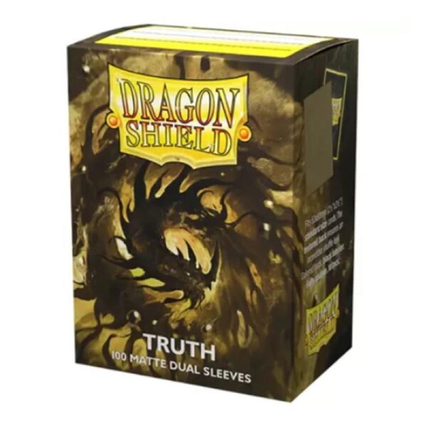Dragon Shield Matte Dual Sleeves Truth Gold 100 Pack