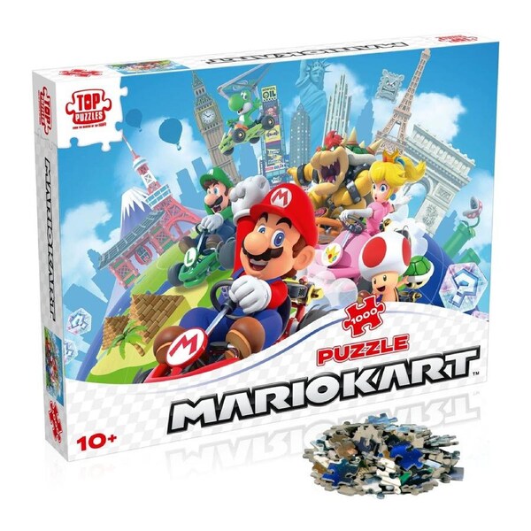Mario Kart Around The World 1000 Piece Jigsaw Puzzle