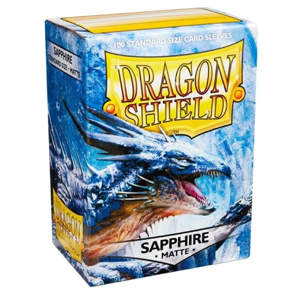 Dragon Shield Roiin and Royenna Matte Sapphire Sleeves 100 Pack