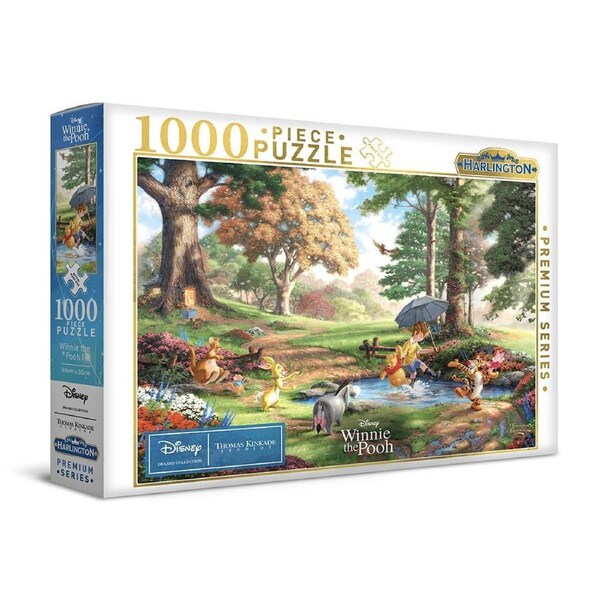Harlington Thomas Kinkade Disney Winnie The Pooh 1000 Piece Jigsaw Puzzle