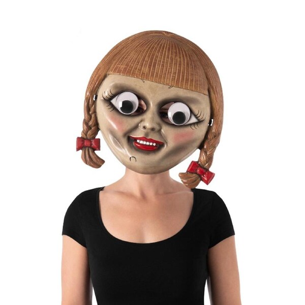 Annabelle Googly Eyes Mask Costume