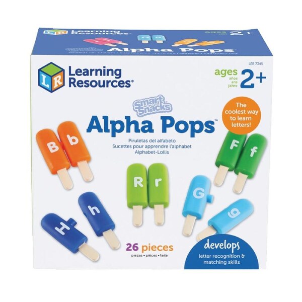Learning Resources Smart Snacks Alpha Pops Educational Toy