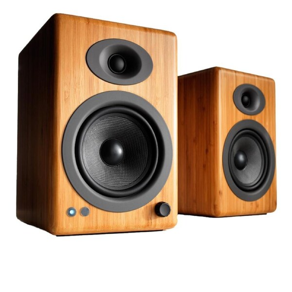 Audioengine A5+ Wireless Speaker System (Bamboo)