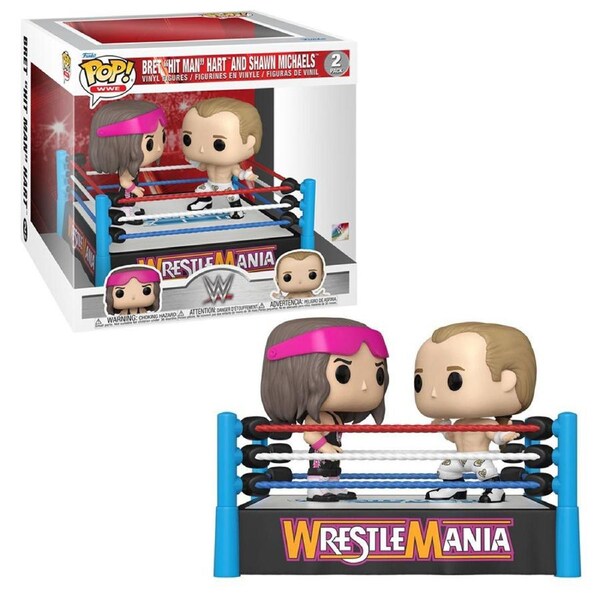 WWE Bret Hart vs Shawn Michaels Funko POP! Moment Vinyl