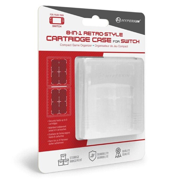 Hyperkin 8-in-1 Retro-Style Cartridge Case for Nintendo Switch