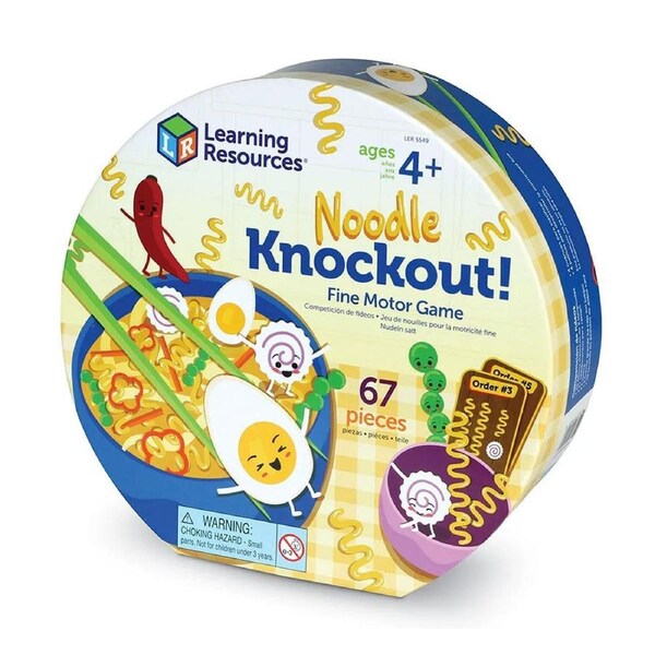 Learning Resources Noodle Knockout Fine Motor Game