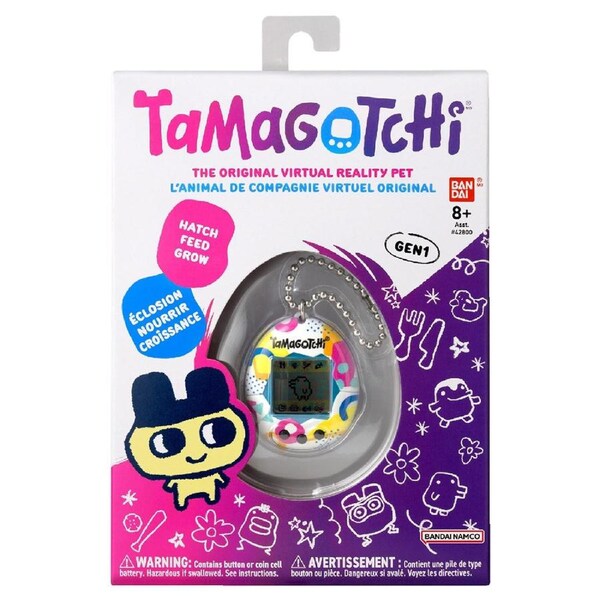 Tamagotchi Original Gen 1 (Memphis Style)