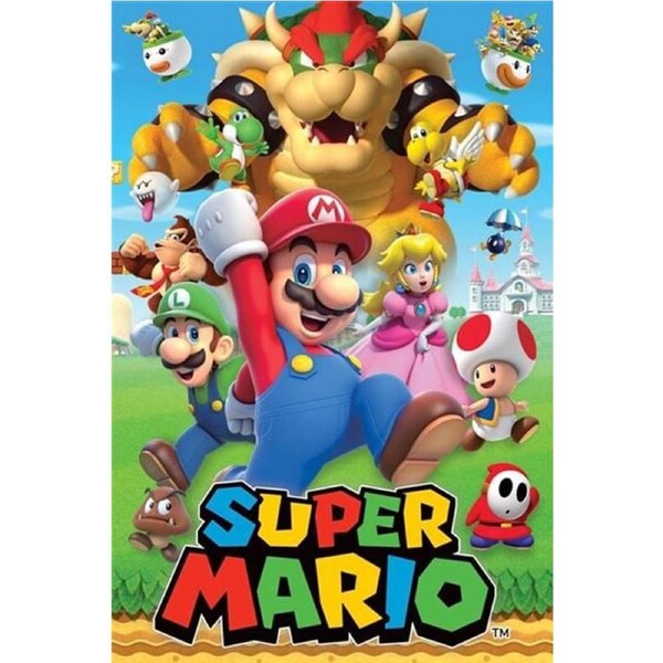 Super Mario Bowser Poster