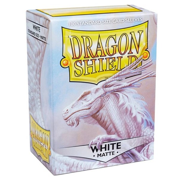 Dragon Shield Bounteous Matte White Sleeves 100 Pack