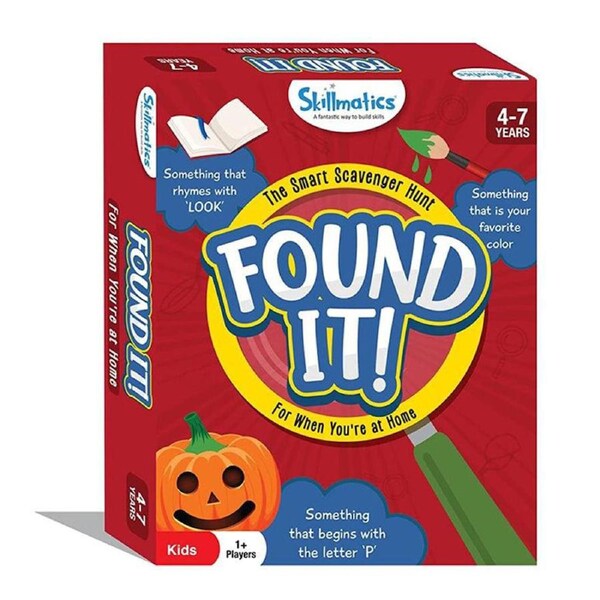 Skillmatics Found It Scavenger Hunt For When You're At Home Card Game