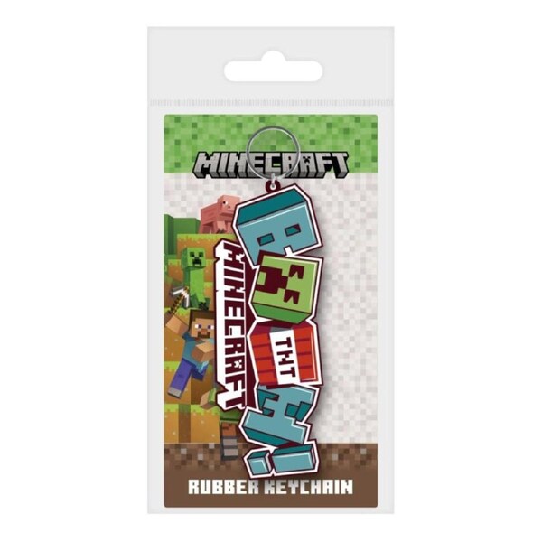 Minecraft Boom Keyring
