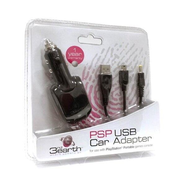3rd Earth PSP USB Car Adapter