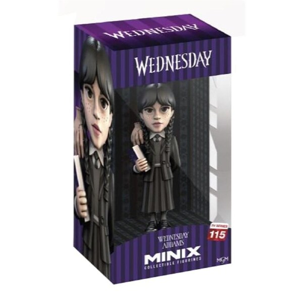 Minix Wednesday Wednesday Addams with Thing Figure