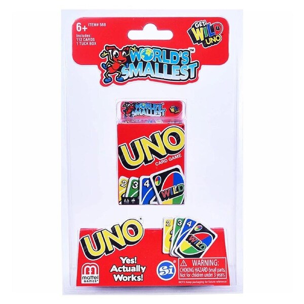 World's Smallest Uno Card Game