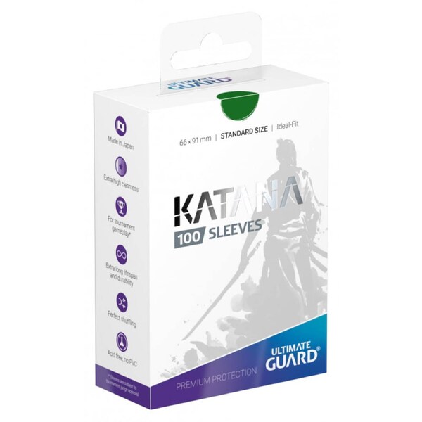 Ultimate Guard Katana 100 Sleeves (Green)