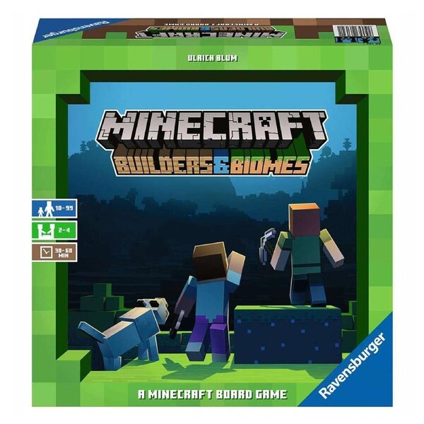 Ravensburger Minecraft: Builders and Biomes Board Game