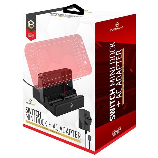 Powerwave Switch Mini Dock and AC Adapter