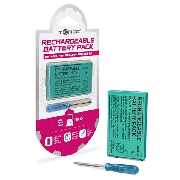 Tomee Rechargeable Battery Pack for Gameboy Advance SP