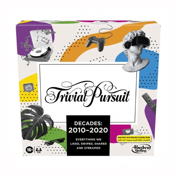 Trivial Pursuit Decades 2010 to 2020 Board Game