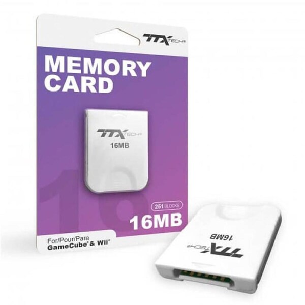 TTX Tech 16MB Memory Card for Gamecube and Wii