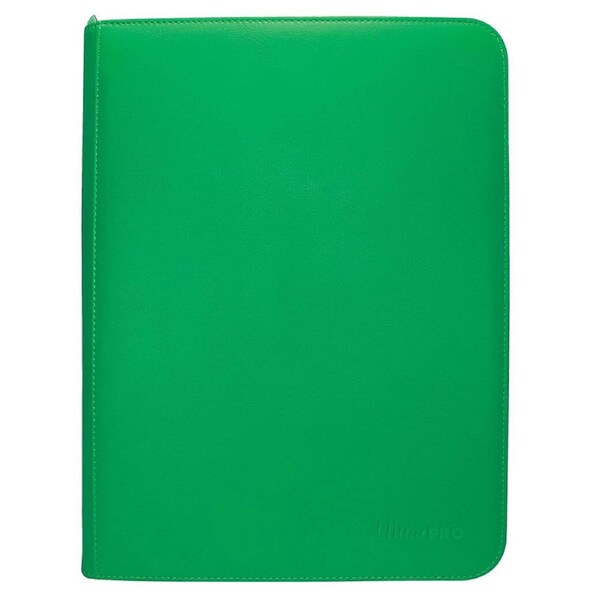 Ultra Pro Vivid 9 Pocket Zippered Pro Binder Green
