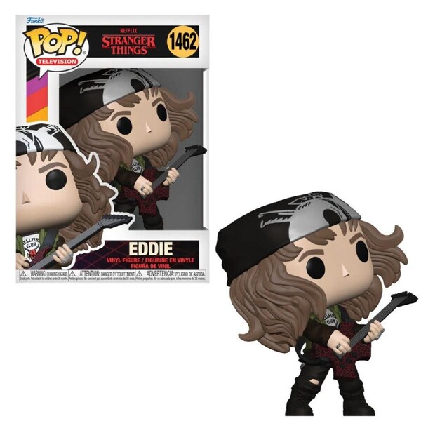 Stranger Things Hunter Eddie With Guitar Funko POP! Vinyl