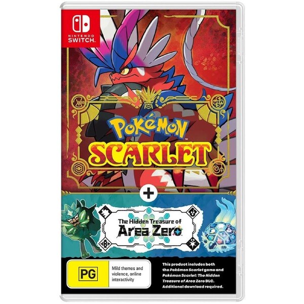 Pokemon Scarlet + The Hidden Treasure of Area Zero (Switch)