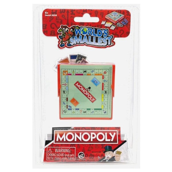 World's Smallest Monopoly Board Game