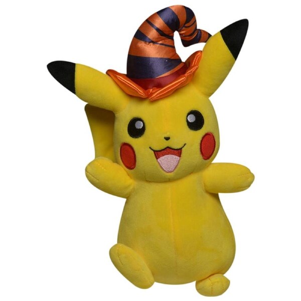 Pokemon Halloween 8 inch Pikachu with Witch Hat Plush