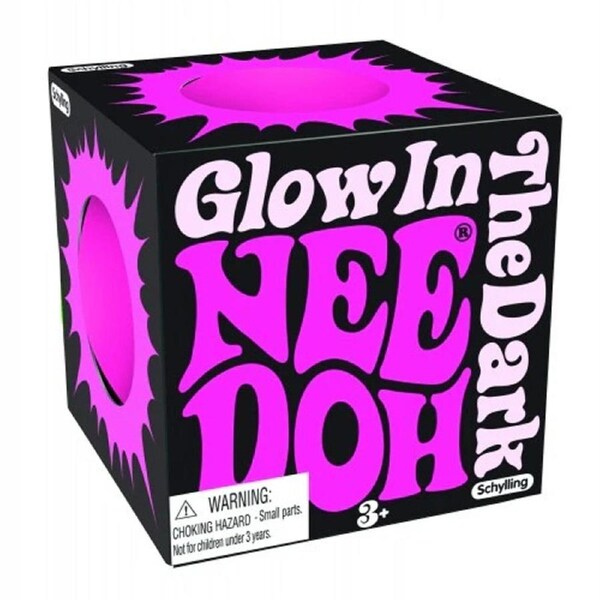 NeeDoh Glow In The Dark (Designs may vary)