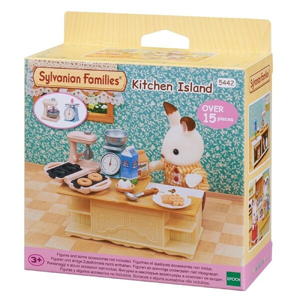 Sylvanian Families Kitchen Island Play Set