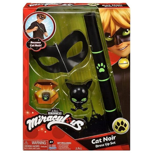 Miraculous Lady Bug Cat Noir Dress-up Roleplay Set