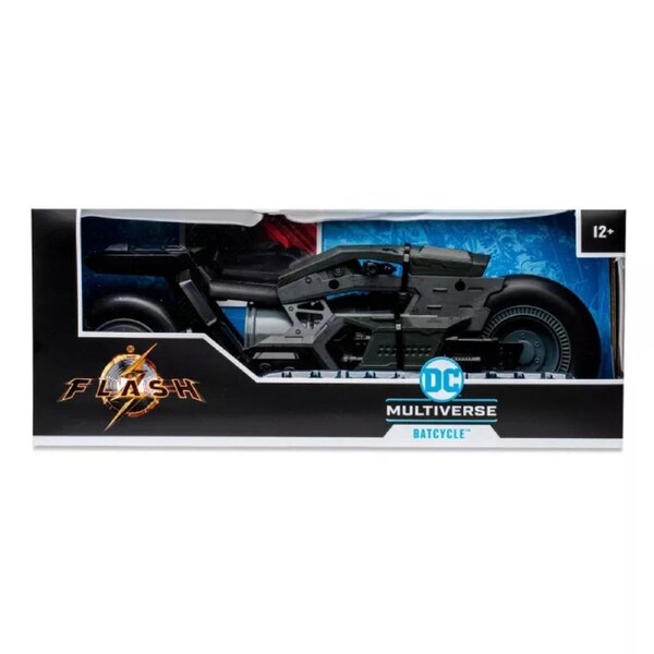 DC Multiverse The Flash Movie Batcycle Ben Afflect Toy Vehicle
