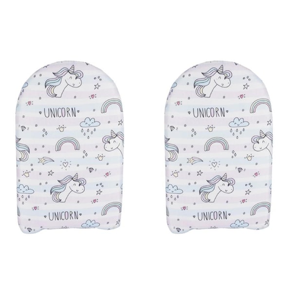 2x Airtime 42cm Unicorn Foam Kick Board Swimming Float Bodyboard Kids/Children