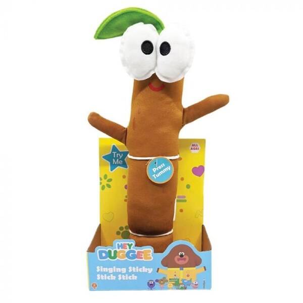 Hey Duggee Singing Sticky Stick Stick Plush