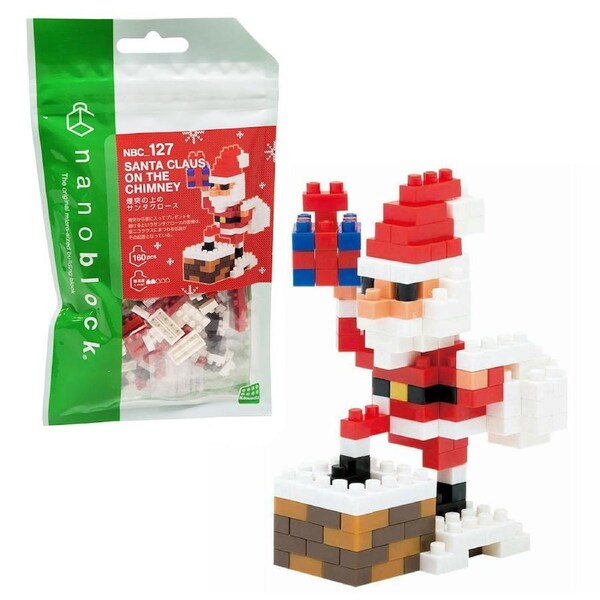 Nanoblock Santa Claus On The Chimney
