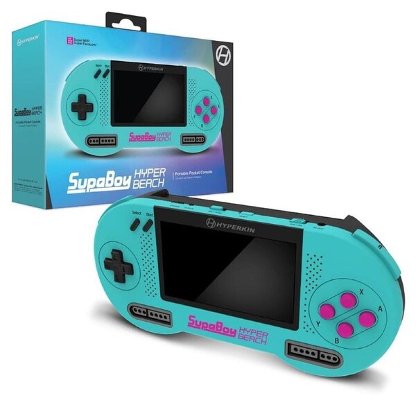 Hyperkin SupaBoy Portable Pocket Console for SNES (Blue)