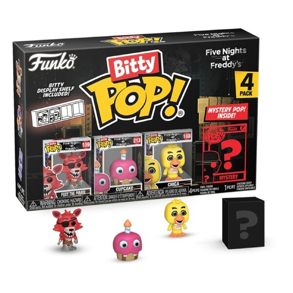 Five Nights At Freddy's Foxy 4 Pack Funko Bitty POP! Vinyl