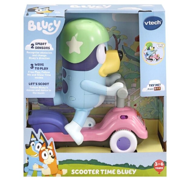 VTech Bluey Scooter Time Bluey