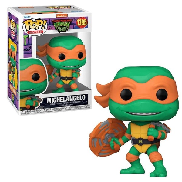 Teenage Mutant Ninja Turtles Mutant Mayhem 2023 Michaelangelo Funko POP! Vinyl